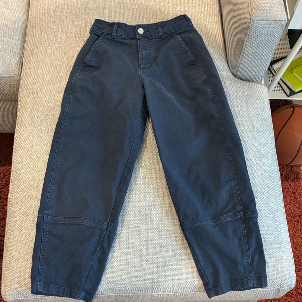 EVERLANE UTILITY BARREL PANT- navy